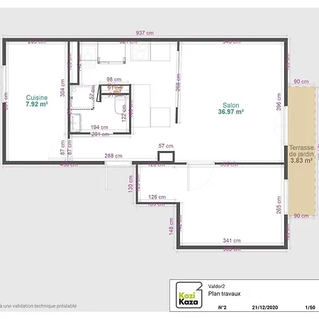 Renovated 3-room With Parking ヴァロリス